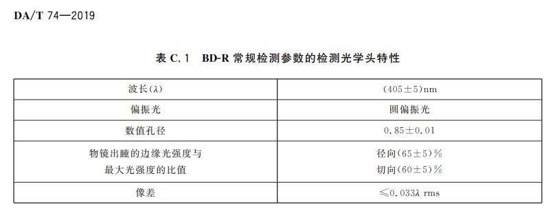 电子档案存储用可录类蓝光光盘(BDGR)技术要求和应用规范